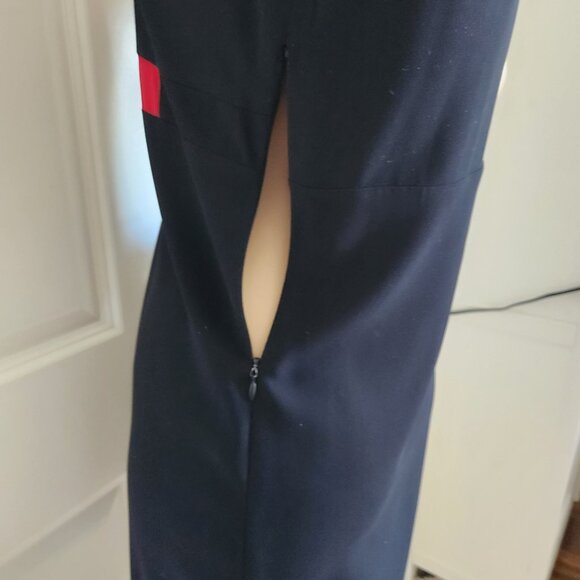 InWear Dress LBD classic black dress with red band accent - Picture 8 of 11